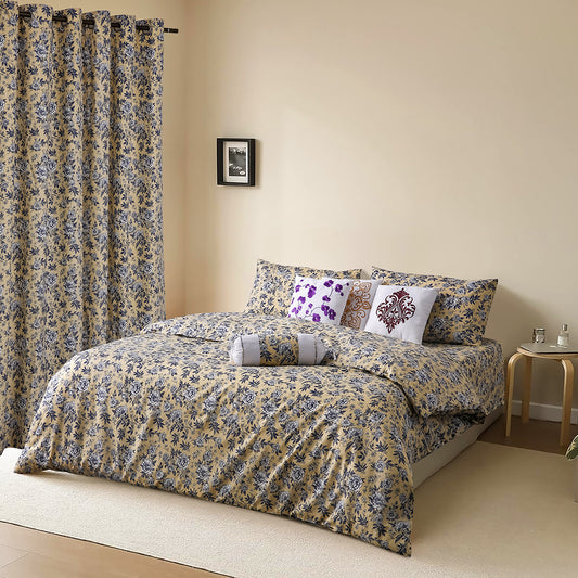 Royal Petals - 3 Pcs Bedsheet King