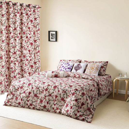 Ruby Patals- 3 Pcs Bedsheet King