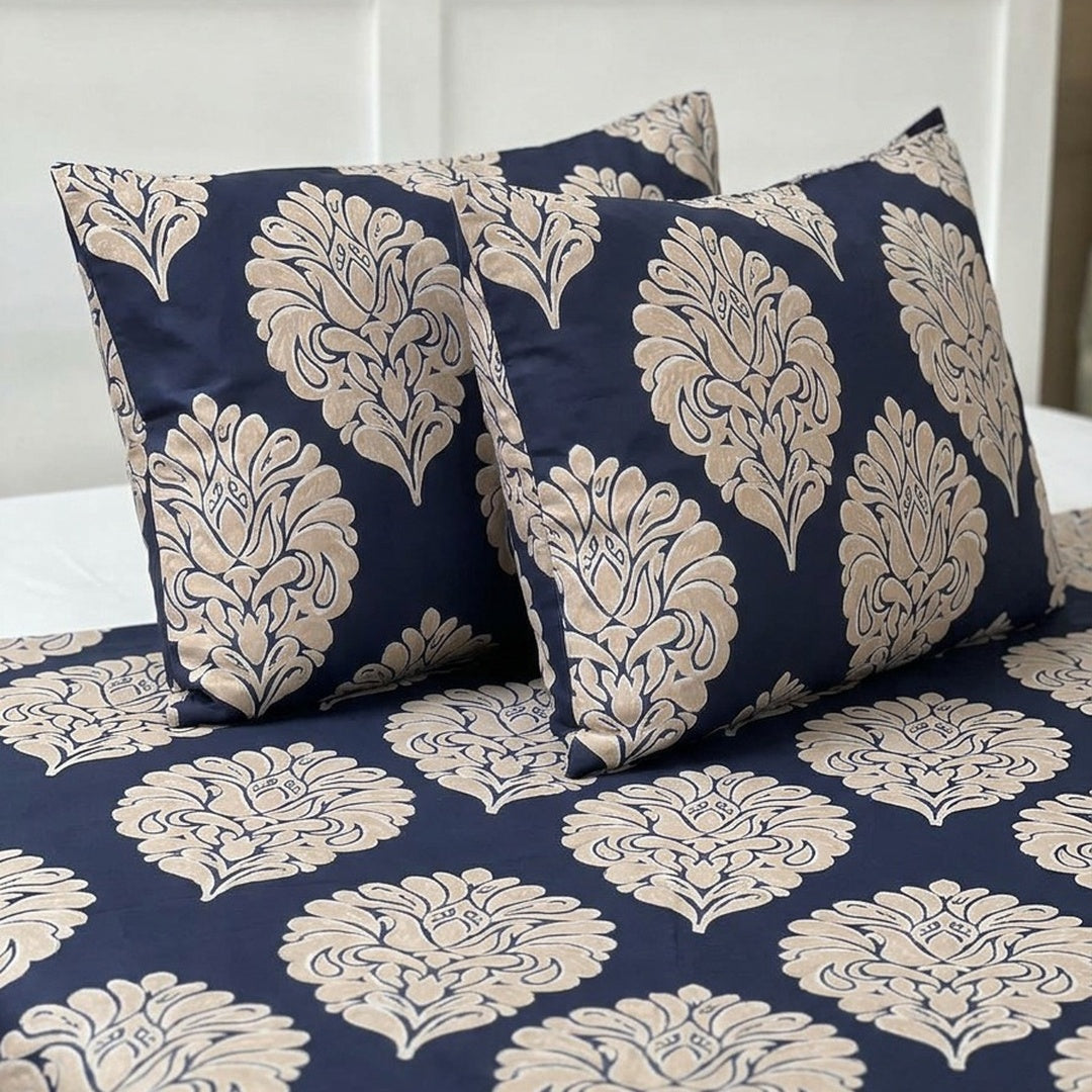 Blue - 3 Pcs Bedsheet King